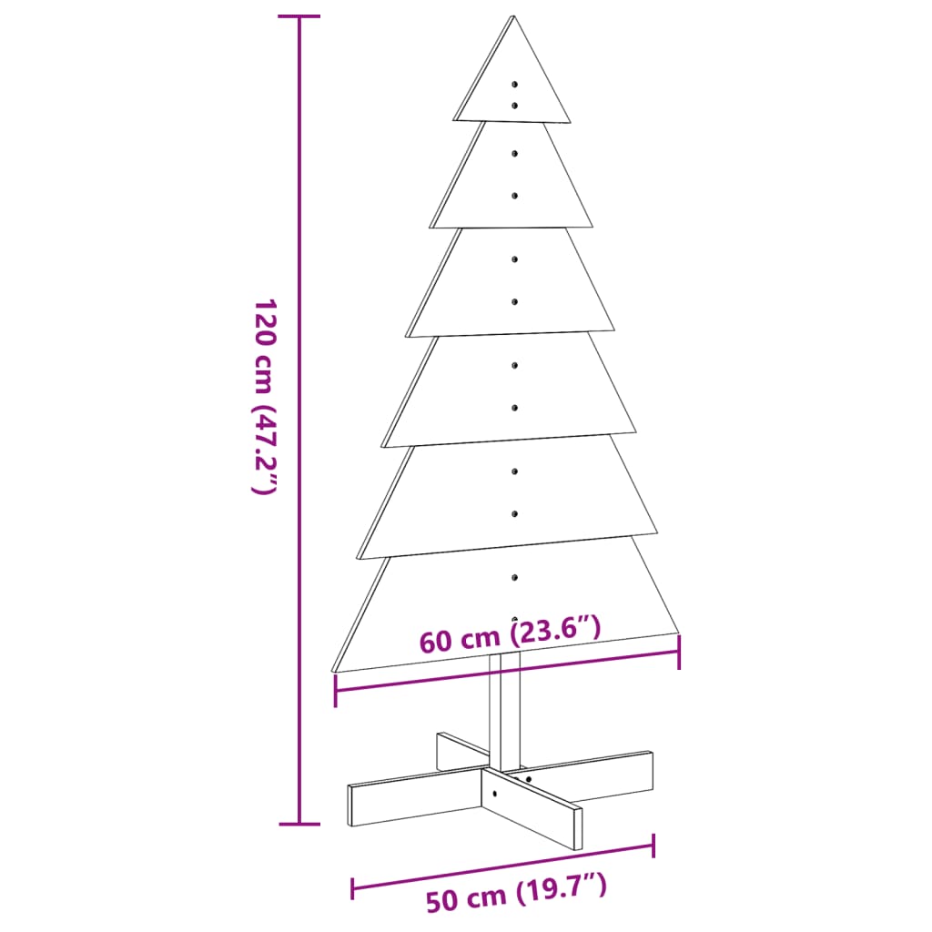 8721158513168_g_en_hd_6 vidaXL Wooden Christmas Tree for Decoration 120 cm Solid Wood Pine - Image 8