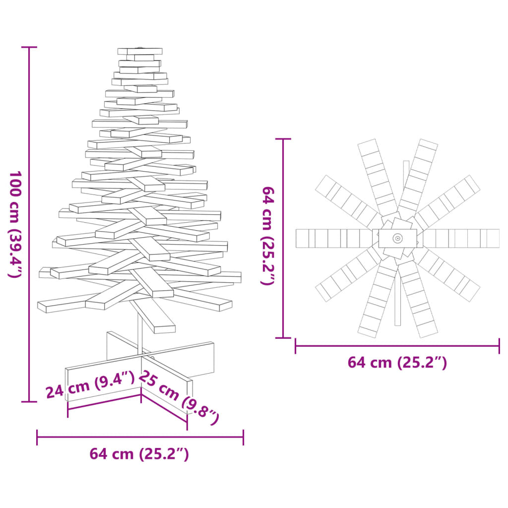 8721158513311_g_en_hd_6 vidaXL Wooden Christmas Tree for Decoration 100 cm Solid Wood Pine - Image 8