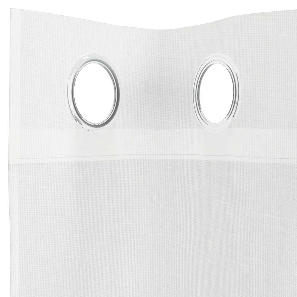 8721158551689_g_en_hd_3 vidaXL Voile Curtains with Grommets 2 pcs White - Image 5