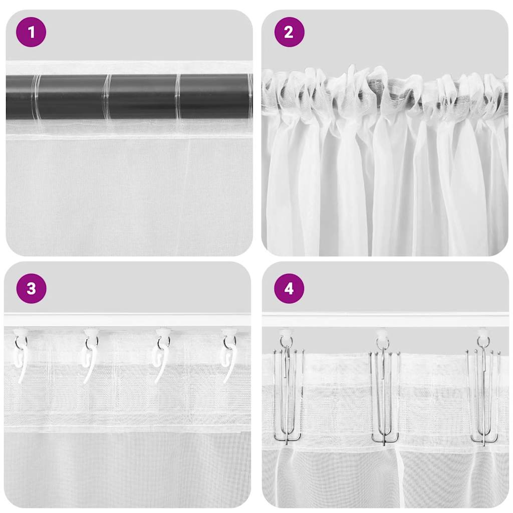8721158551856_g_en_hd_5 vidaXL Voile Curtains with Rod Pockets 2 pcs Black - Image 7
