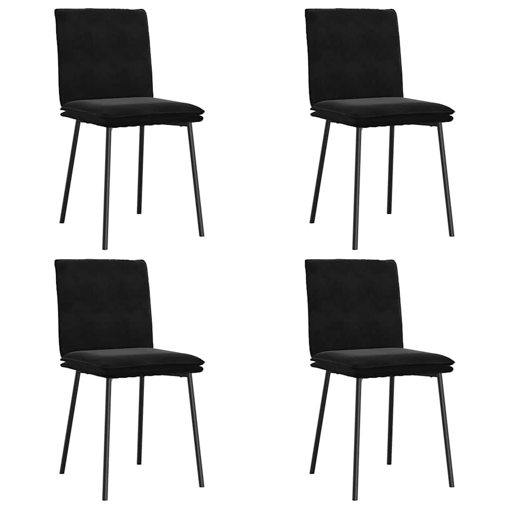 8721158567956_a_en_hd_1 vidaXL Dining Chairs 4 pcs Black Velvet - Image 2