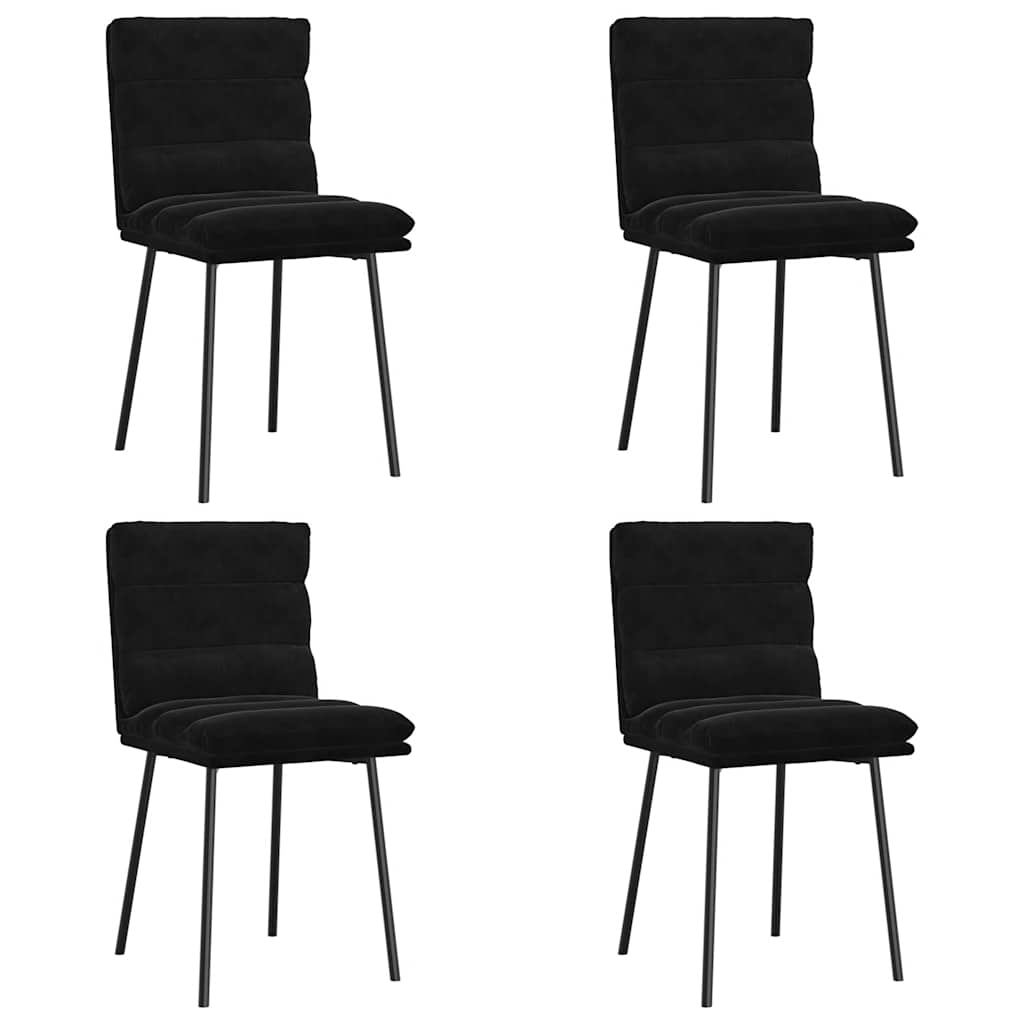 8721158568335_a_en_hd_1 vidaXL Dining Chairs 4 pcs Black Velvet - Image 2