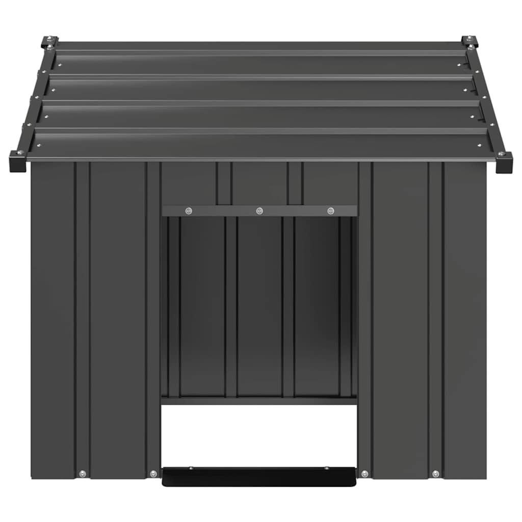 8721158571762_g_en_hd_2 vidaXL Dog House with Roof 85x107x81 cm Galvanised Steel - Image 3