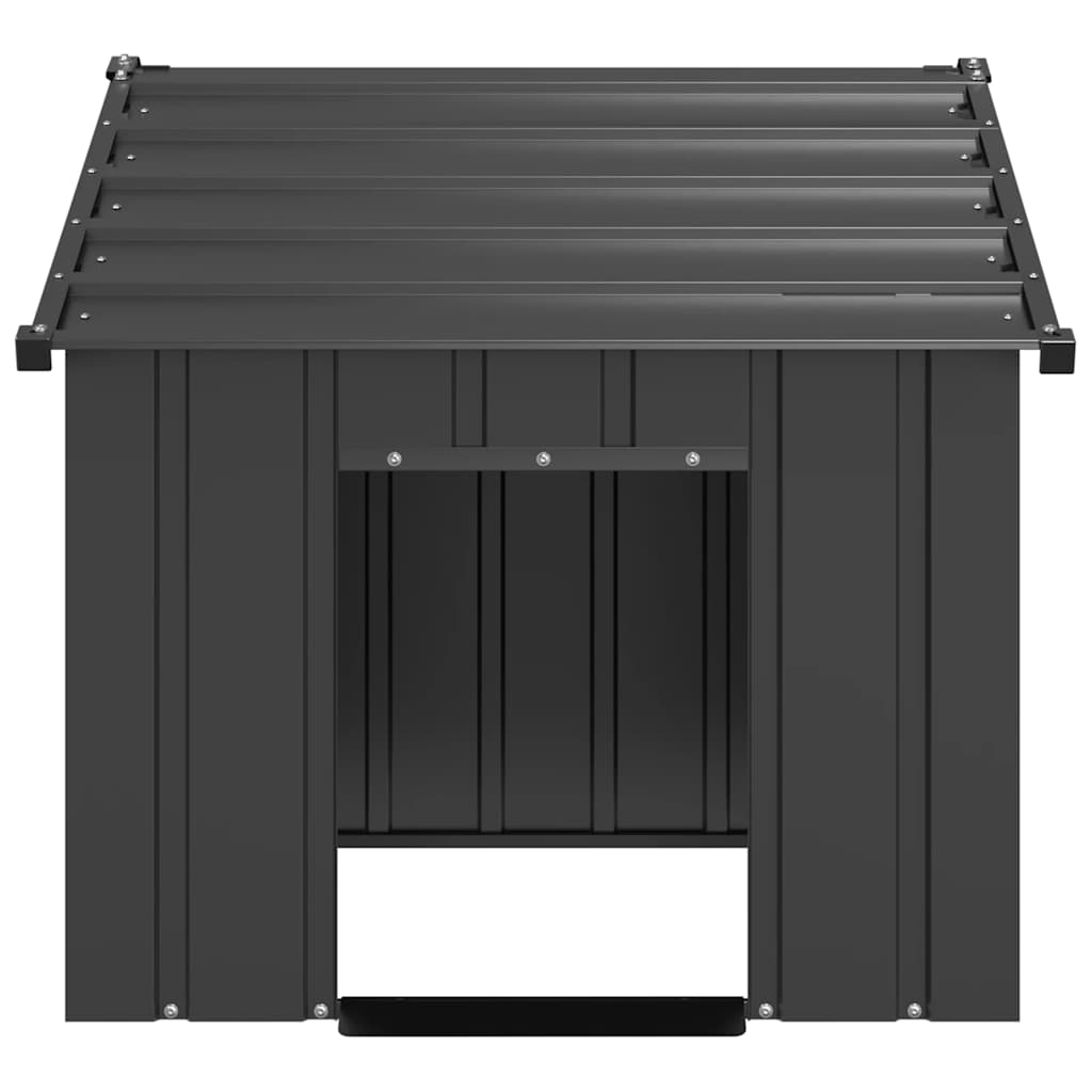8721158571786_g_en_hd_2 vidaXL Dog House with Roof 83x130x85 cm Galvanised Steel - Image 3
