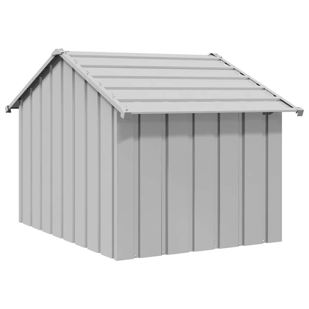 8721158571793_g_en_hd_4 vidaXL Dog House with Roof 83x130x85 cm Galvanised Steel - Image 5