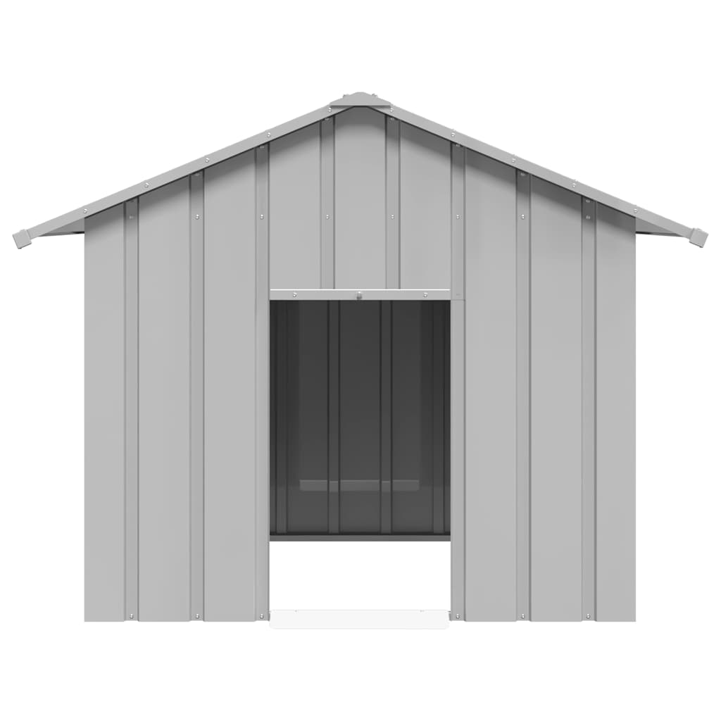8721158571816_g_en_hd_2 vidaXL Dog House with Roof 131x101x102 cm Galvanised Steel - Image 3