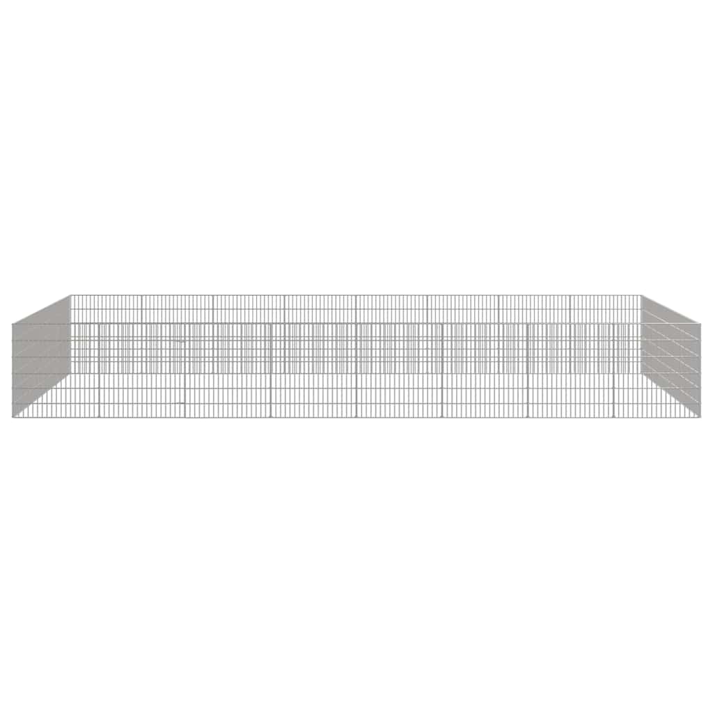 8721158573438_g_en_hd_2 vidaXL Free Range Animal Enclosure 24-Panel 54x60 cm Galvanised Iron - Image 4