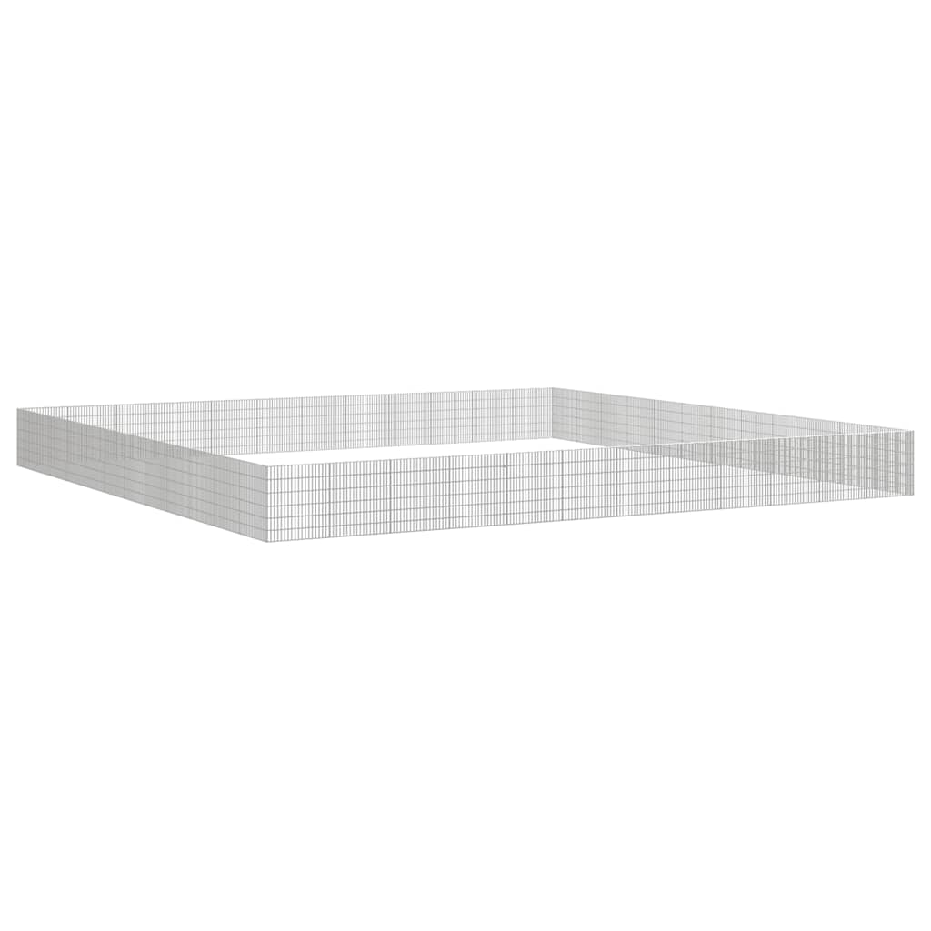 8721158573445_g_en_hd_1 vidaXL Free Range Animal Enclosure 48-Panel 54x60 cm Galvanised Iron - Image 3