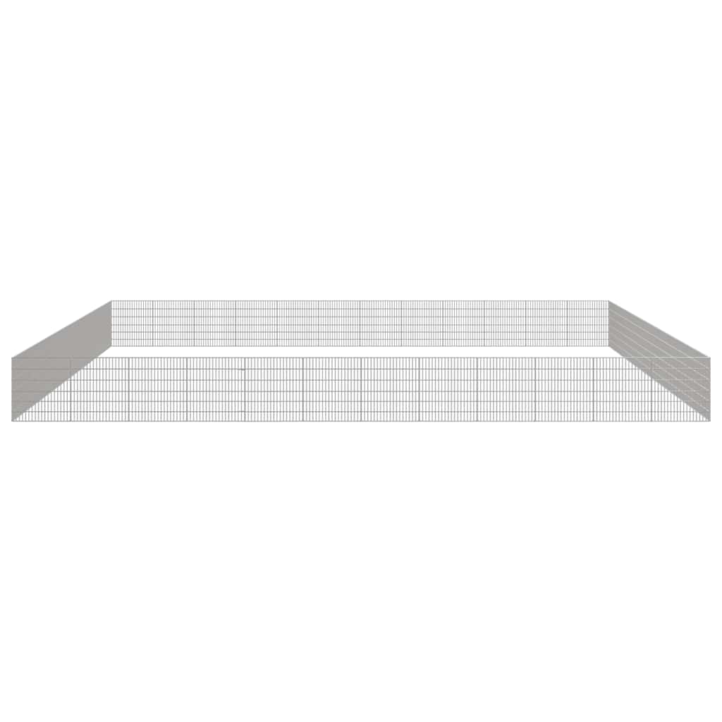 8721158573445_g_en_hd_2 vidaXL Free Range Animal Enclosure 48-Panel 54x60 cm Galvanised Iron - Image 4