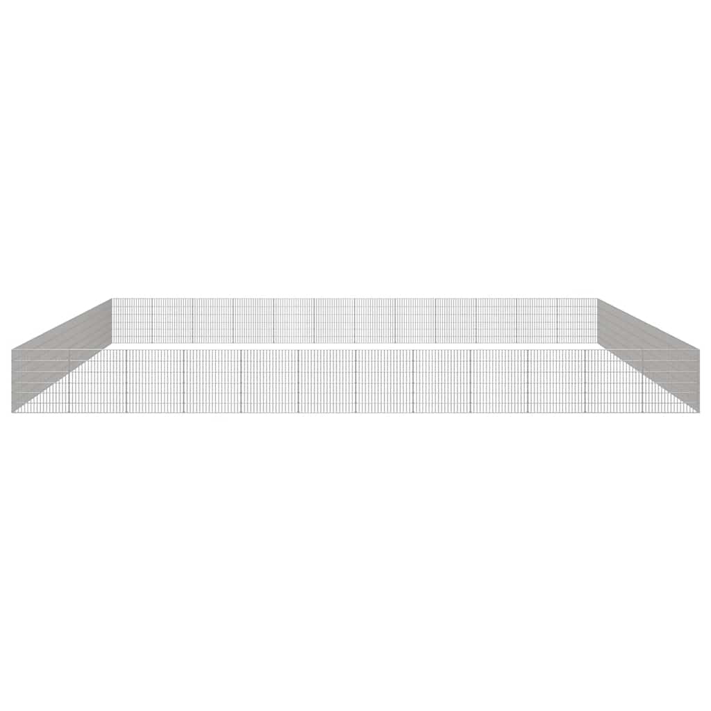 8721158573445_g_en_hd_3 vidaXL Free Range Animal Enclosure 48-Panel 54x60 cm Galvanised Iron - Image 5