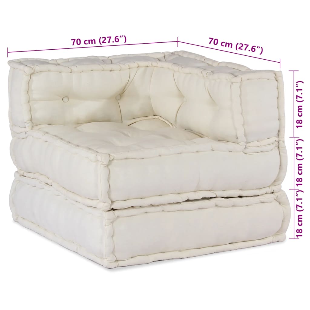 8721158600691_g_en_hd_12 vidaXL Modular Pouffe Cream 70x70x54 Fabric - Image 13