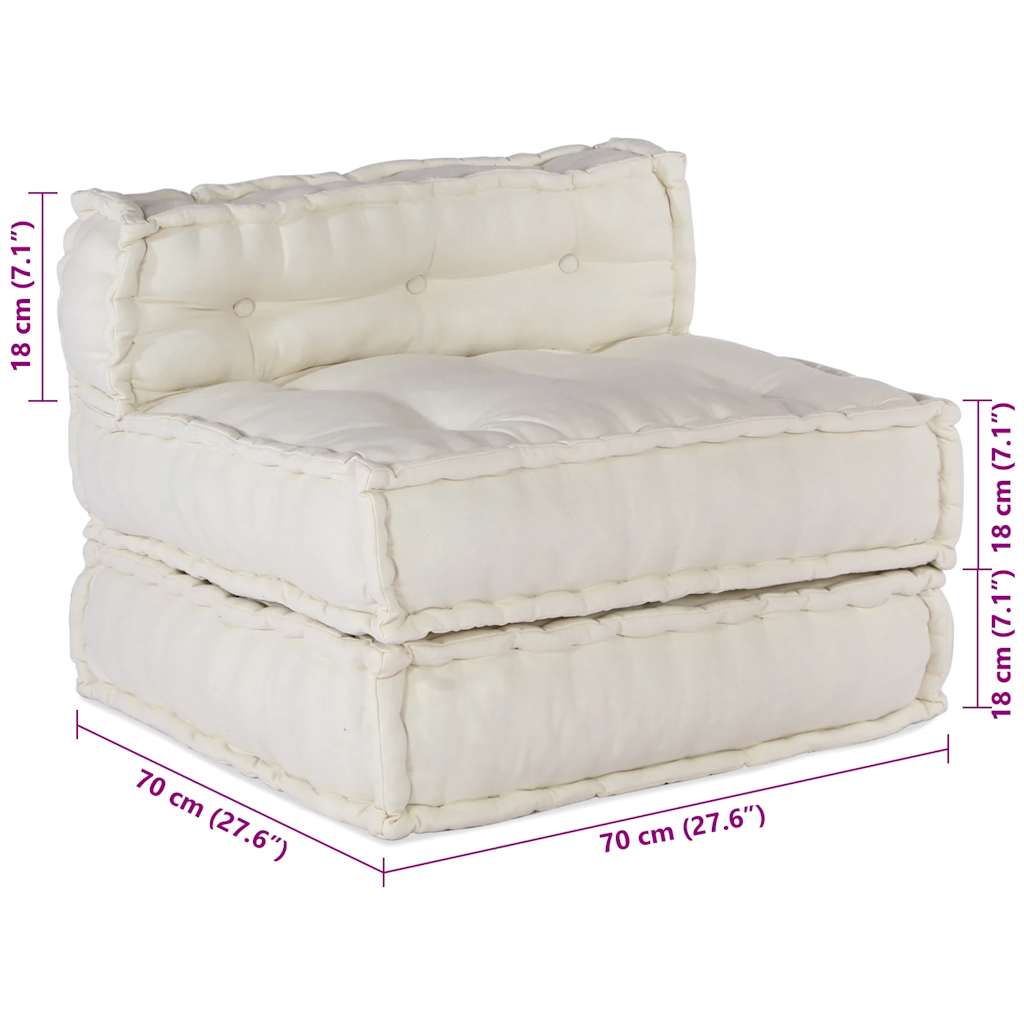8721158600707_g_en_hd_11 vidaXL Modular Pouffe Cream 70x70x54 Fabric - Image 12