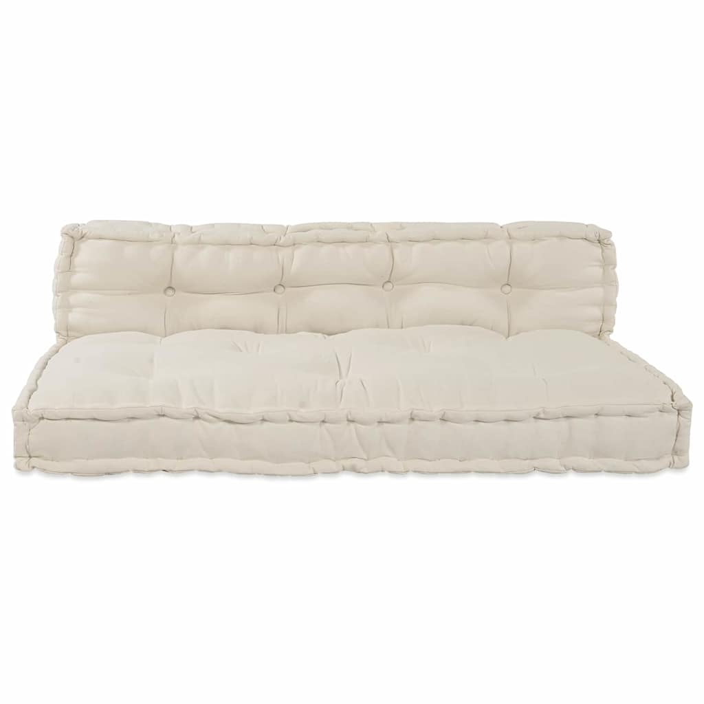 8721158601292_wbg-fr_en_hd_3 vidaXL Pallet Sofa Cushion Cream Fabric - Image 2