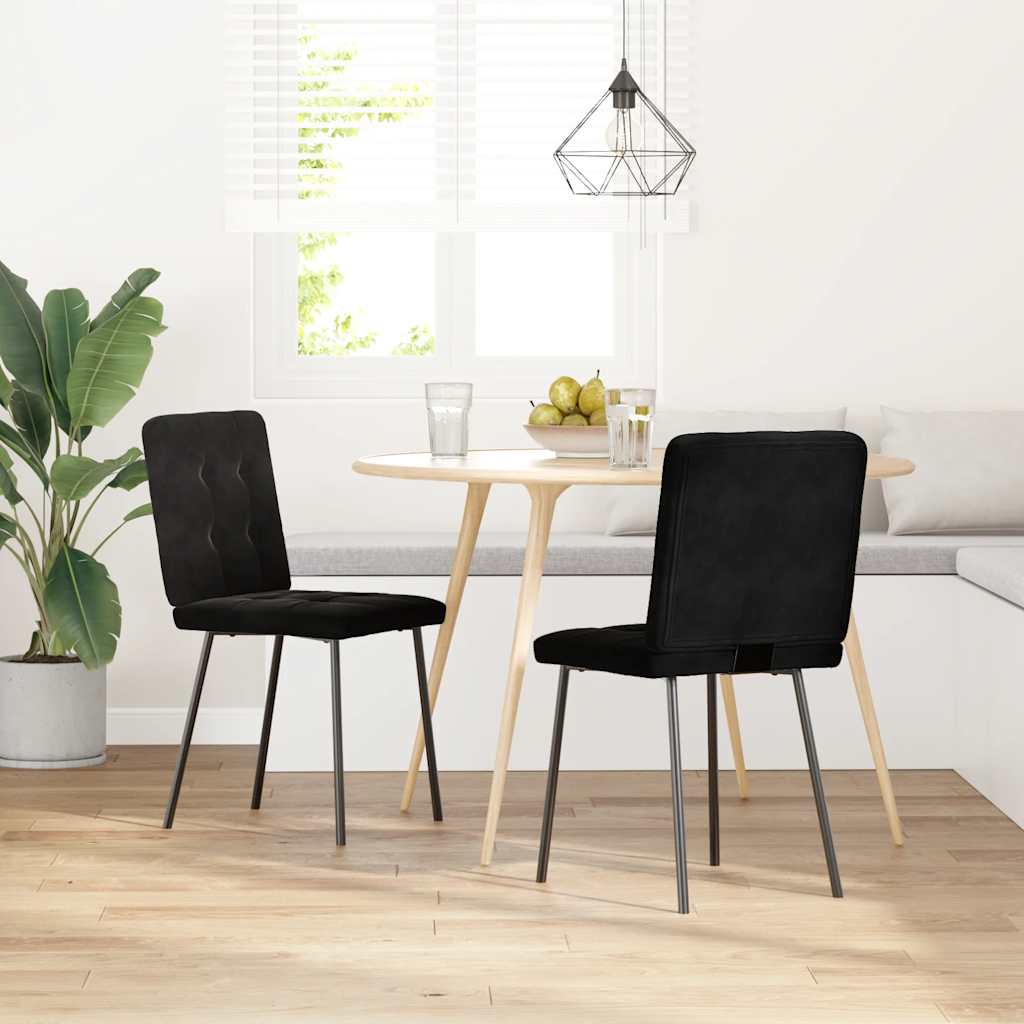8721158632197_g_en_hd_1 vidaXL Dining Chairs 2 pcs Black Velvet - Image 2