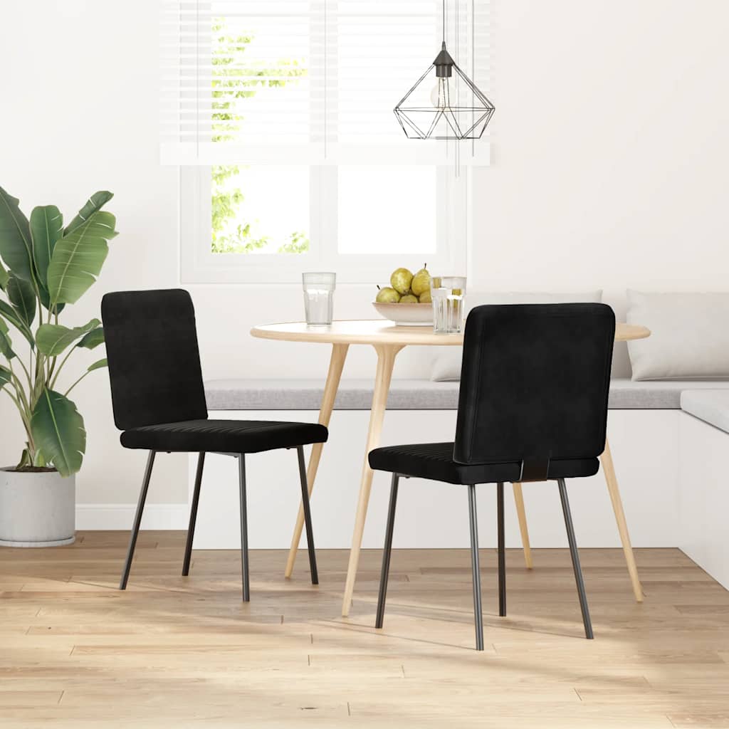 8721158632951_g_en_hd_1 vidaXL Dining Chairs 2 pcs Black Velvet - Image 2