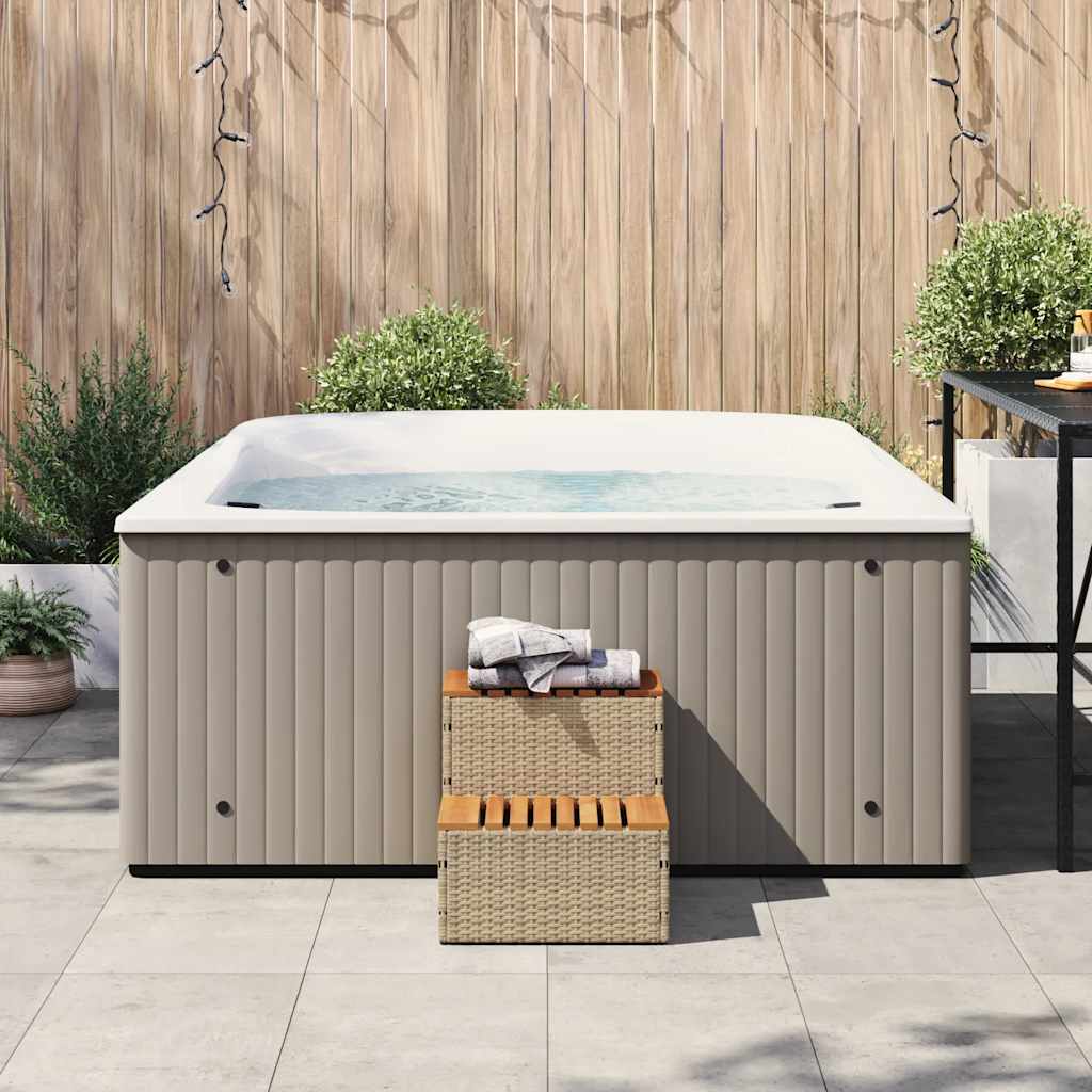 8721158645494_g_en_hd_2 vidaXL Hot Tub Step Beige 50x50x50.5 cm Poly Rattan and Solid Acacia - Image 3