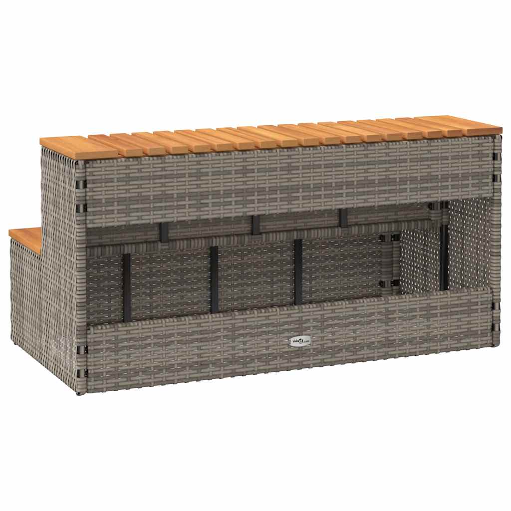 8721158645524_g_en_hd_5 vidaXL Hot Tub Step Grey 100x50x50.5 cm Poly Rattan and Solid Acacia - Image 6