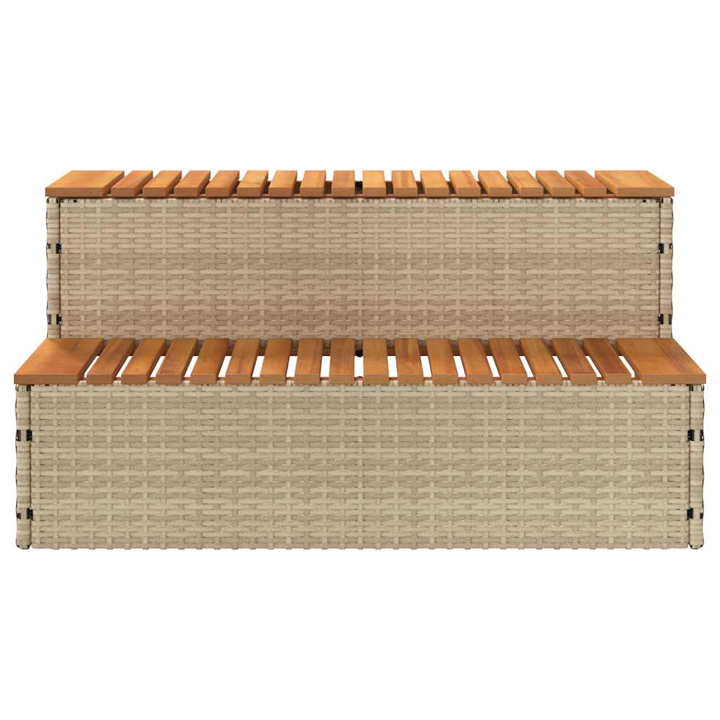 8721158645531_g_en_hd_3 vidaXL Hot Tub Step Beige 100x50x50.5 cm Poly Rattan and Solid Acacia - Image 4