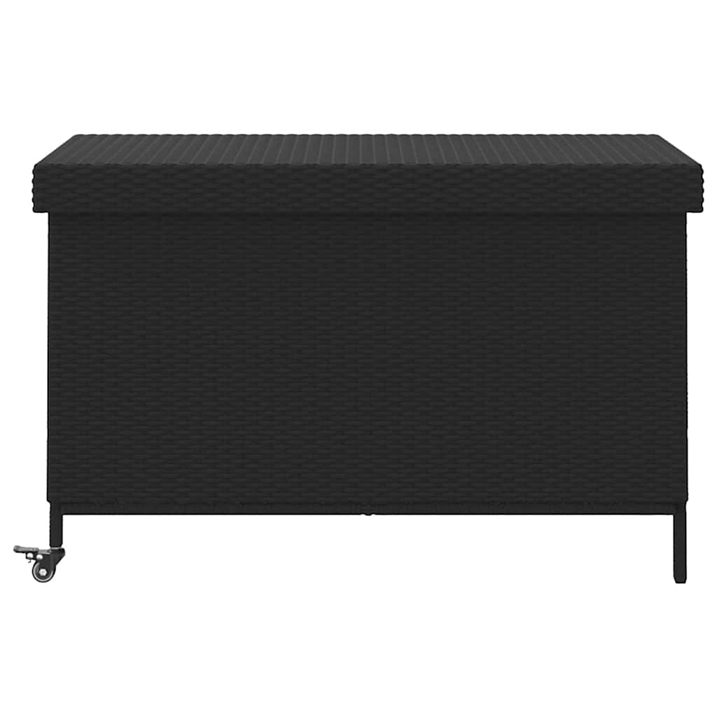 8721158648426_g_en_hd_2 vidaXL Garden Storage Box with Wheels Black 110x55x73 cm Poly Rattan - Image 4