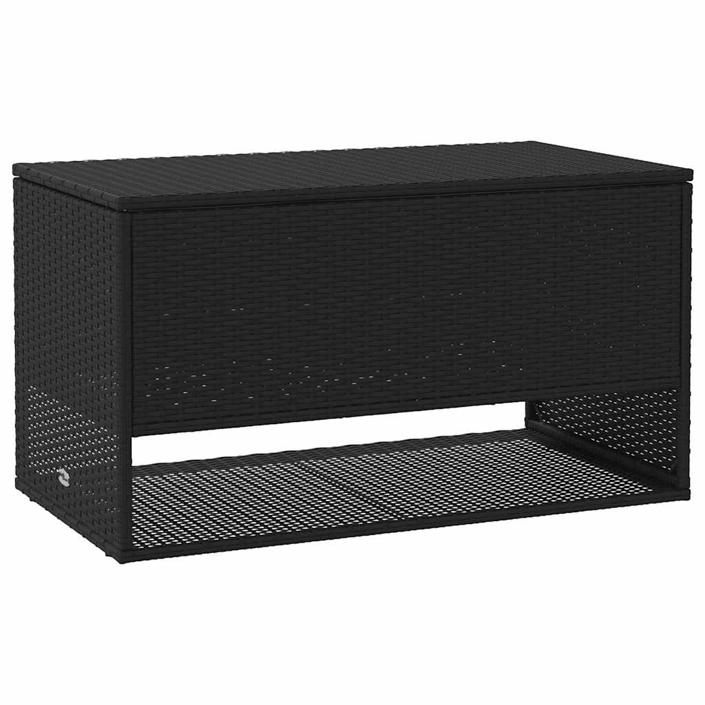 8721158655806_a_en_hd_1 vidaXL Outdoor Cushion Box Black 100x55x55.5 cm Poly Rattan - Image 2