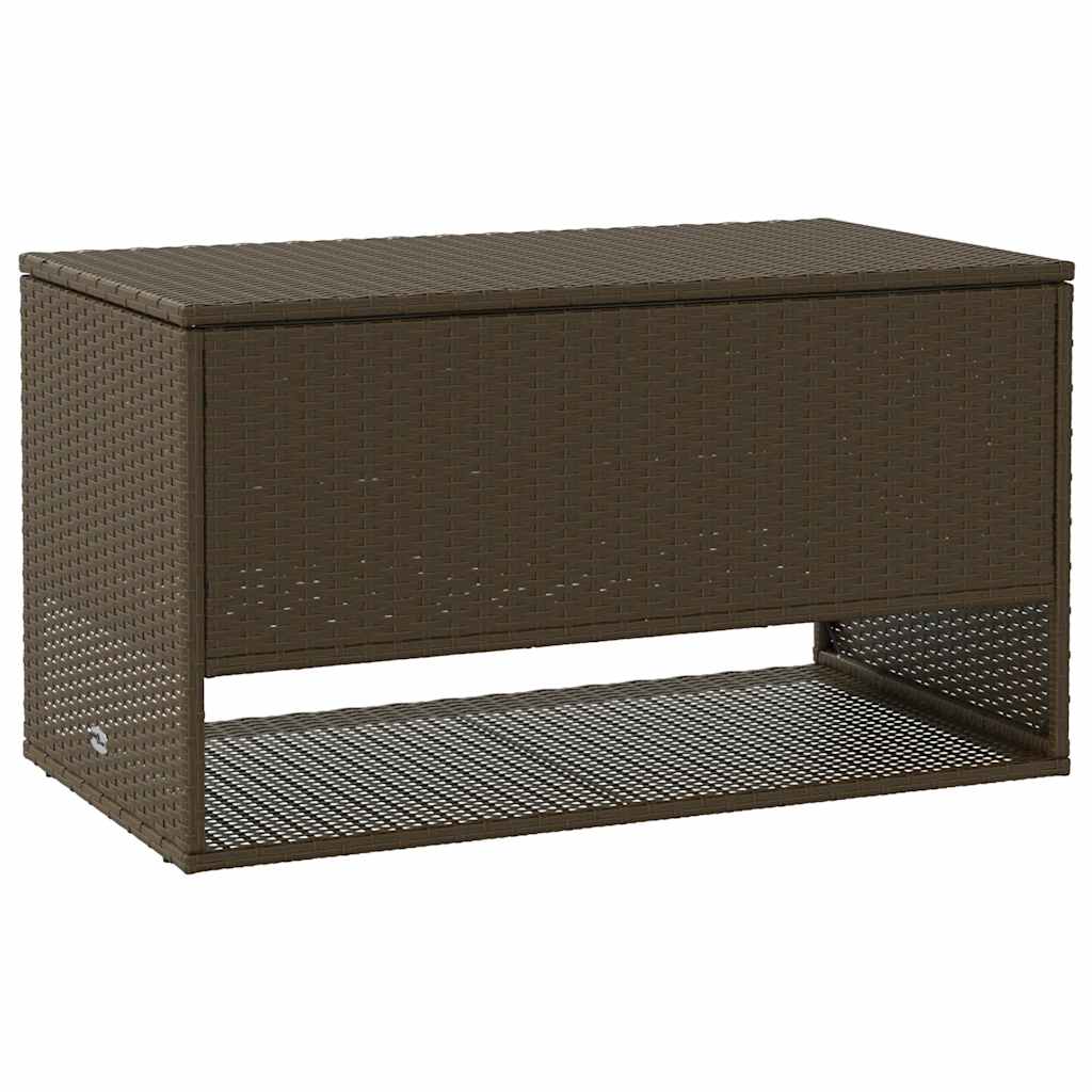 8721158655813_a_en_hd_1 vidaXL Outdoor Cushion Box Brown 100x55x55.5 cm Poly Rattan - Image 2