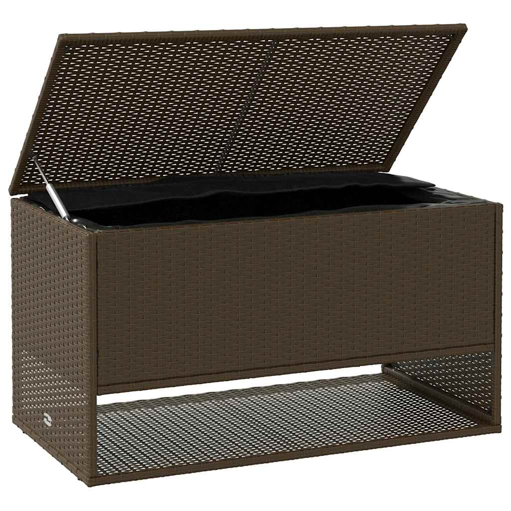 8721158655813_g_en_hd_1 vidaXL Outdoor Cushion Box Brown 100x55x55.5 cm Poly Rattan - Image 3