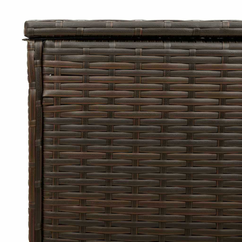 8721158655813_g_en_hd_7 vidaXL Outdoor Cushion Box Brown 100x55x55.5 cm Poly Rattan - Image 9