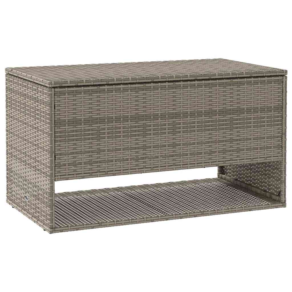 8721158655820_a_en_hd_1 vidaXL Outdoor Cushion Box Grey 100x55x55.5 cm Poly Rattan - Image 2