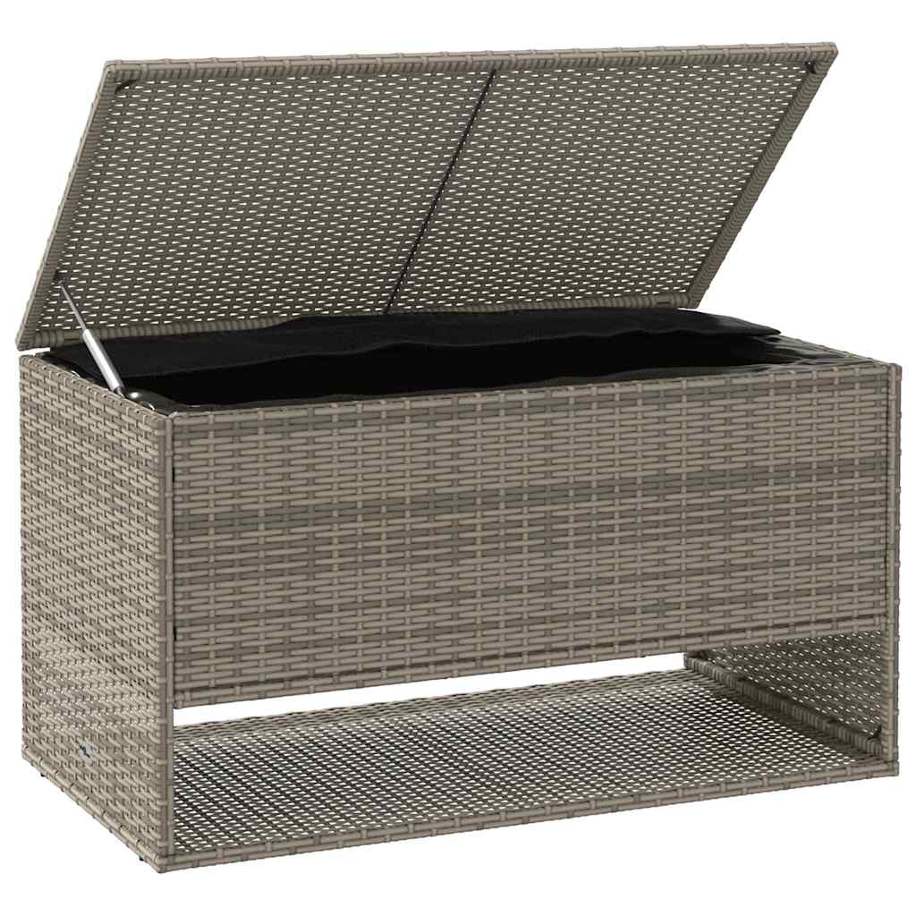 8721158655820_g_en_hd_1 vidaXL Outdoor Cushion Box Grey 100x55x55.5 cm Poly Rattan - Image 3