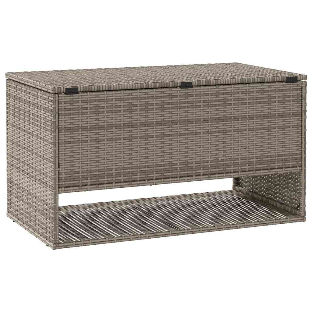 8721158655820_g_en_hd_4 vidaXL Outdoor Cushion Box Grey 100x55x55.5 cm Poly Rattan - Image 6