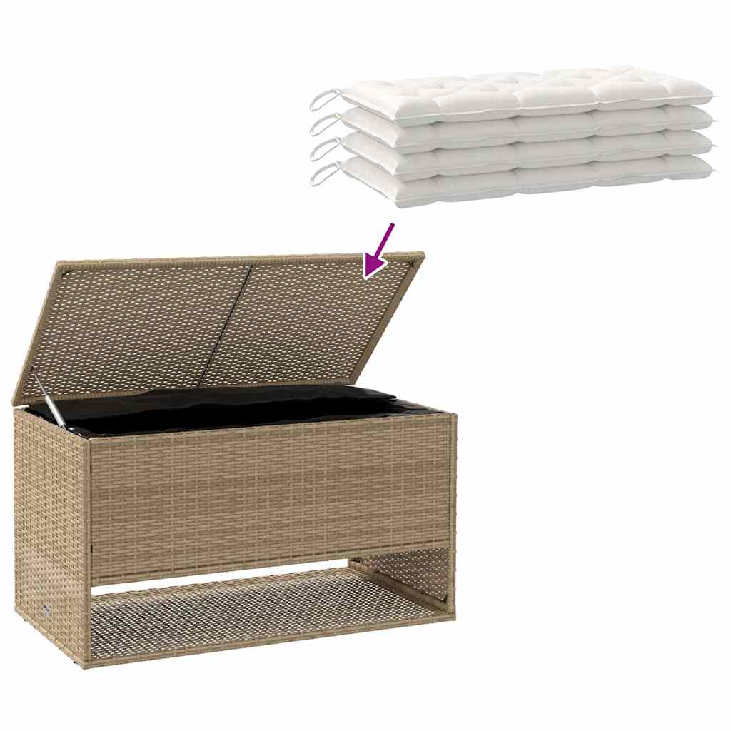 8721158655837_g_en_hd_5 vidaXL Outdoor Cushion Box Beige 100x55x55.5 cm Poly Rattan - Image 7