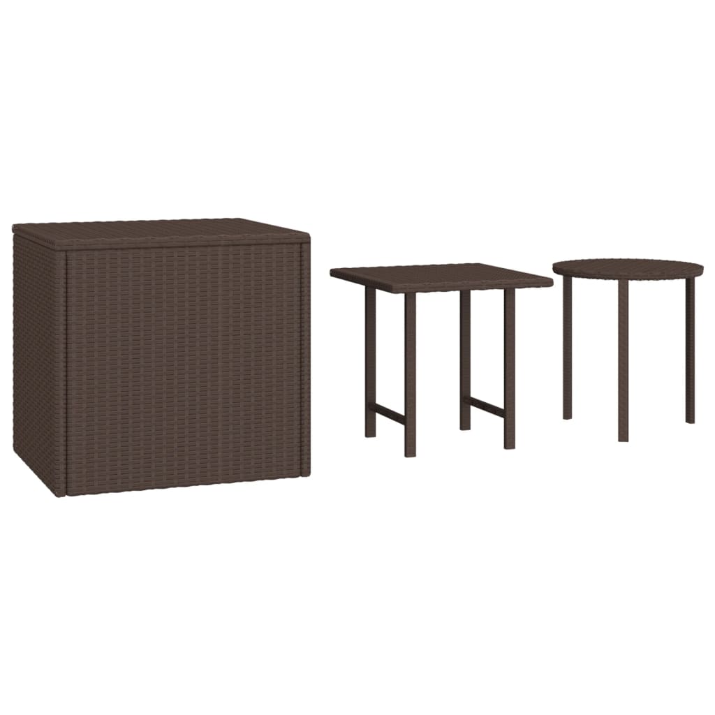 8721158659965_a_en_hd_1 vidaXL Garden Side Tables 3 pcs Brown Poly Rattan - Image 2