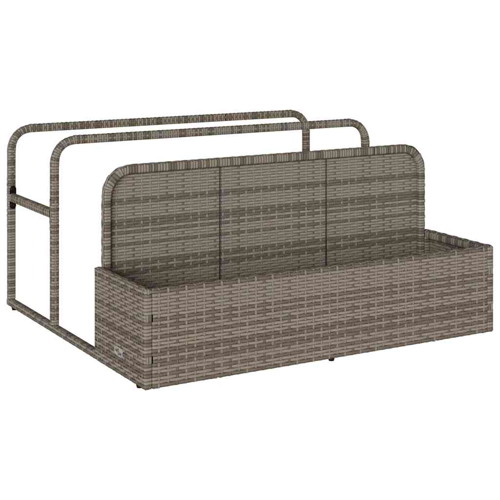 8721158667236_a_en_hd_1 vidaXL Poolside Float Storage Grey 110x100x57 cm Poly Rattan - Image 2