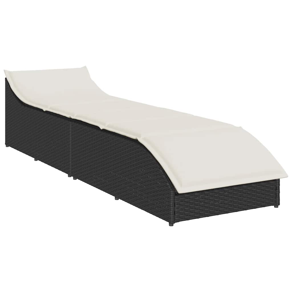 8721158667267_g_en_hd_3 vidaXL Folding Sun Lounger with Cushion and Storage Black Poly Rattan - Image 4