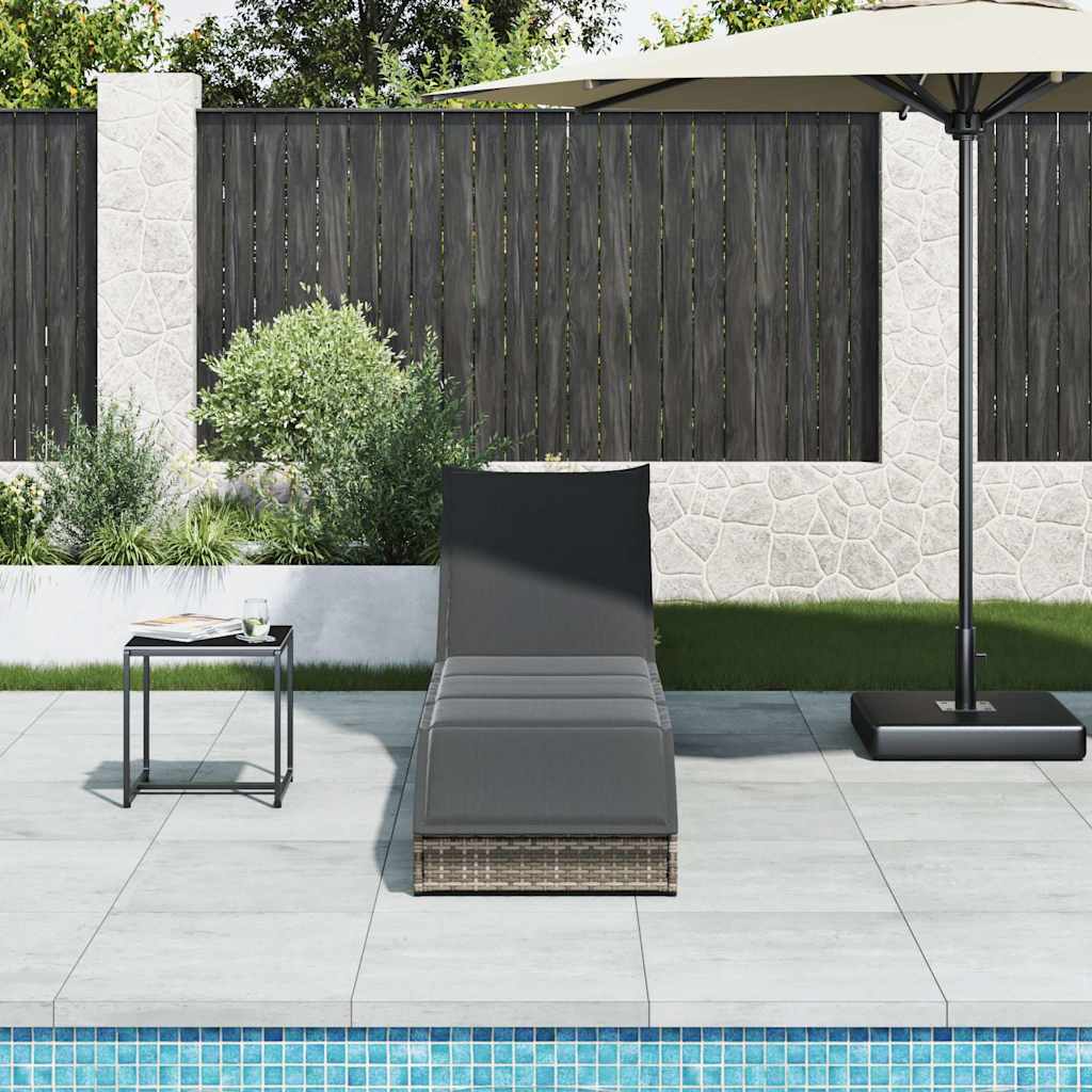 8721158667281_g_en_hd_2 vidaXL Folding Sun Lounger with Cushion and Storage Grey Poly Rattan - Image 3