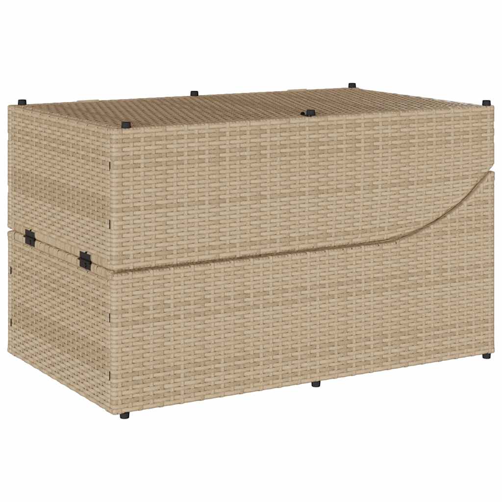 8721158667304_g_en_hd_11 vidaXL Folding Sun Lounger with Cushion and Storage Beige Poly Rattan - Image 12