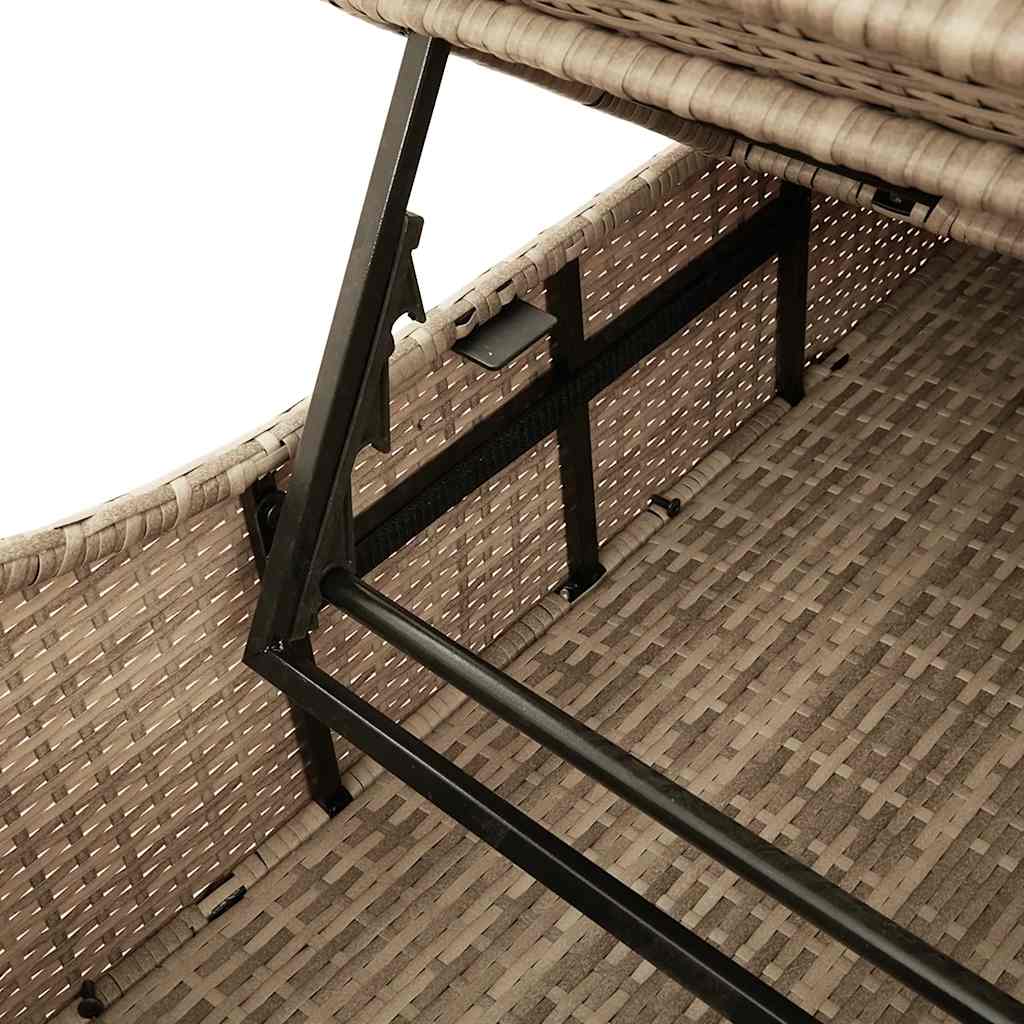 8721158667304_g_en_hd_12 vidaXL Folding Sun Lounger with Cushion and Storage Beige Poly Rattan - Image 13