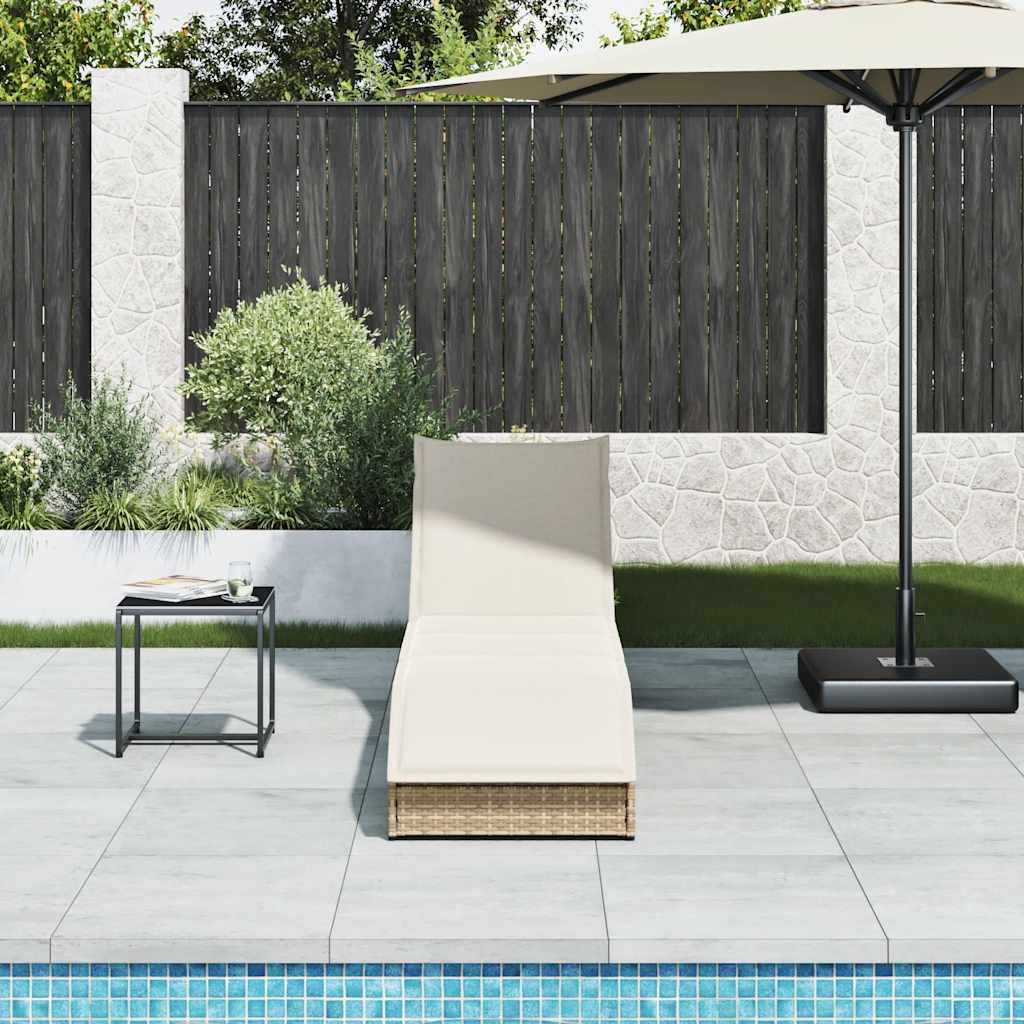 8721158667304_g_en_hd_2 vidaXL Folding Sun Lounger with Cushion and Storage Beige Poly Rattan - Image 3