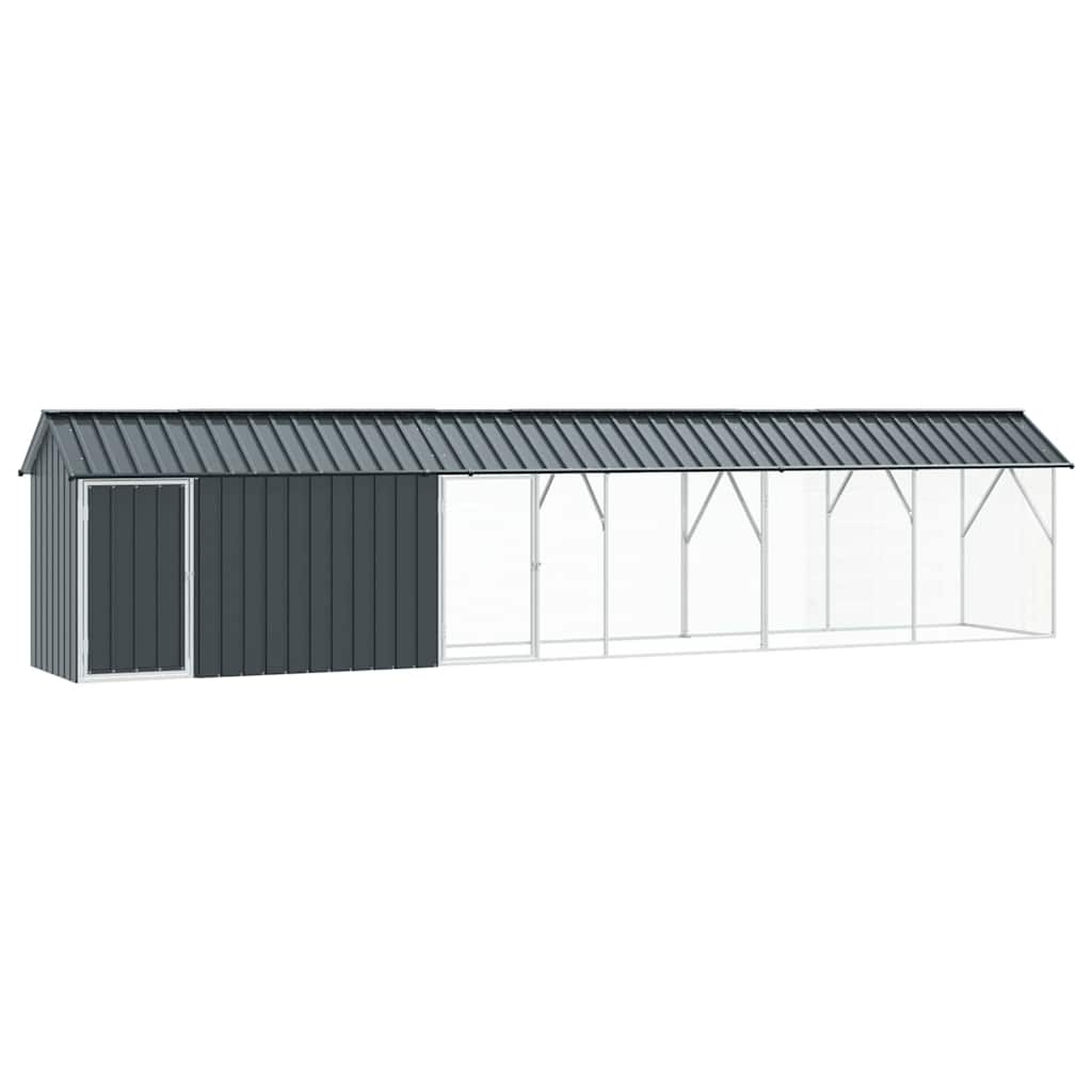 8721158673558_wbg-an-m_en_hd_1 vidaXL Bird Cage Anthracite 630 x 103 x 142 cm Galvanised steel - Image 2