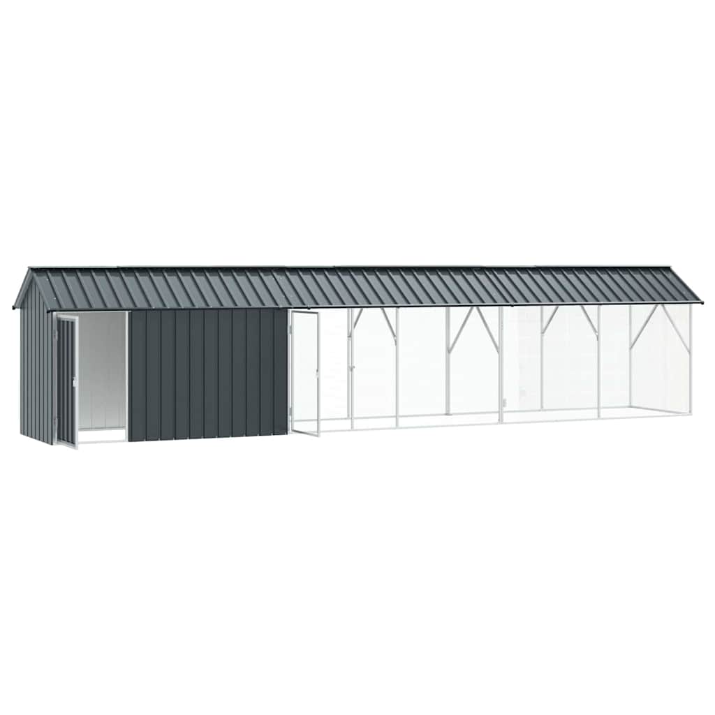 8721158673558_wbg-an_en_hd_2 vidaXL Bird Cage Anthracite 630 x 103 x 142 cm Galvanised steel - Image 4