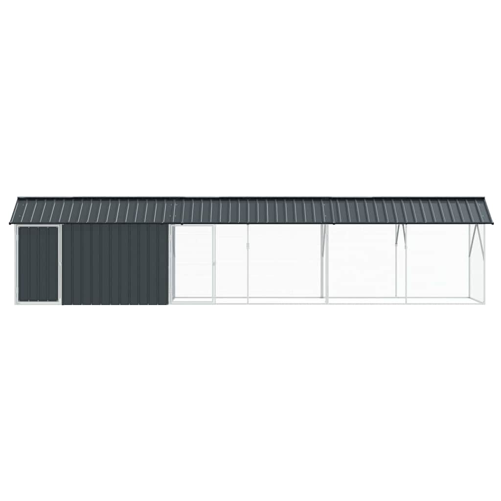 8721158673558_wbg-fr_en_hd_2 vidaXL Bird Cage Anthracite 630 x 103 x 142 cm Galvanised steel - Image 5