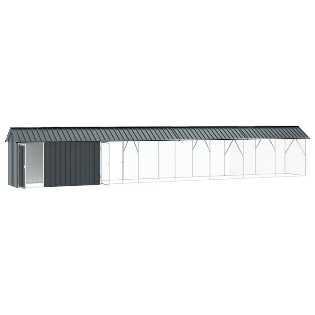 8721158673565_wbg-an_en_hd_1 vidaXL Bird Cage Anthracite 844 x 103 x 142 cm Galvanised steel - Image 3