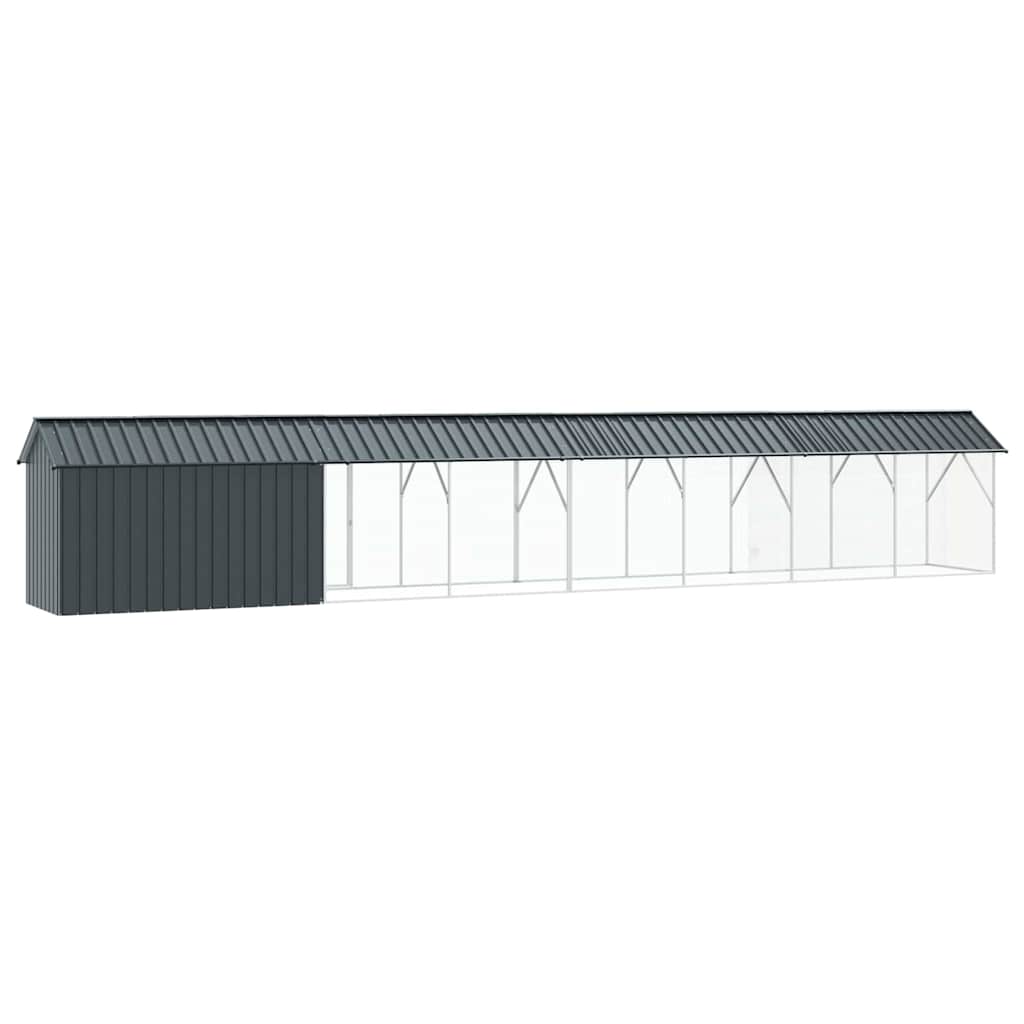 8721158673565_wbg-ba_en_hd_3 vidaXL Bird Cage Anthracite 844 x 103 x 142 cm Galvanised steel - Image 4