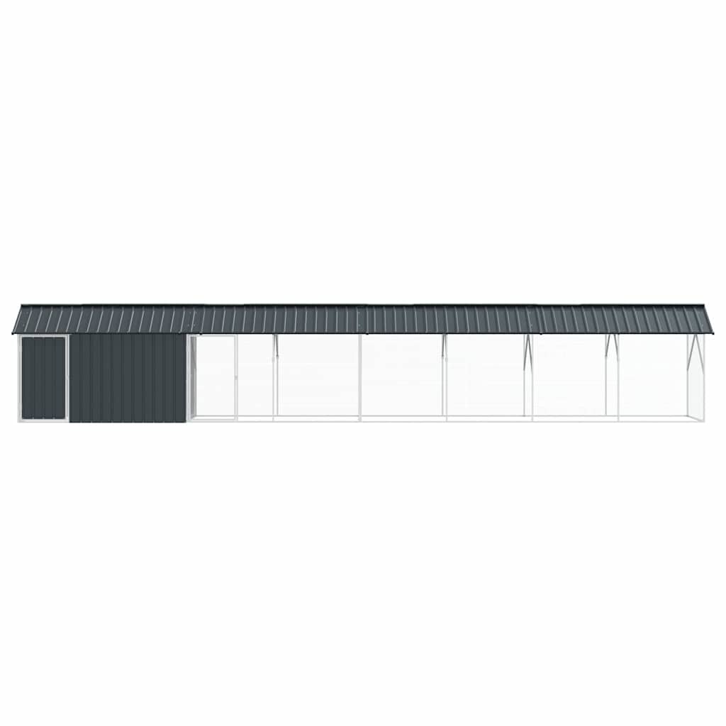 8721158673565_wbg-fr_en_hd_1 vidaXL Bird Cage Anthracite 844 x 103 x 142 cm Galvanised steel - Image 5