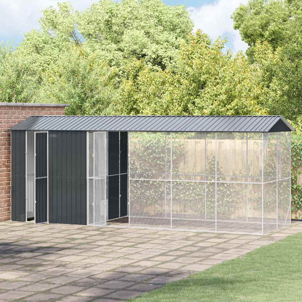8721158673633_mo-im_en_hd_2 vidaXL Bird Cage Anthracite 645 x 208 x 247 cm Galvanised steel - Image 3