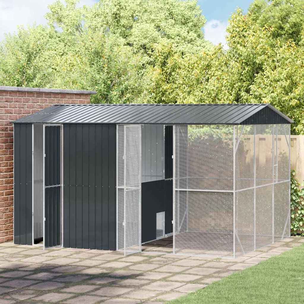 8721158673718_mo-im_en_hd_2 vidaXL Bird Cage Anthracite 430 x 310 x 247 cm Galvanised steel - Image 3