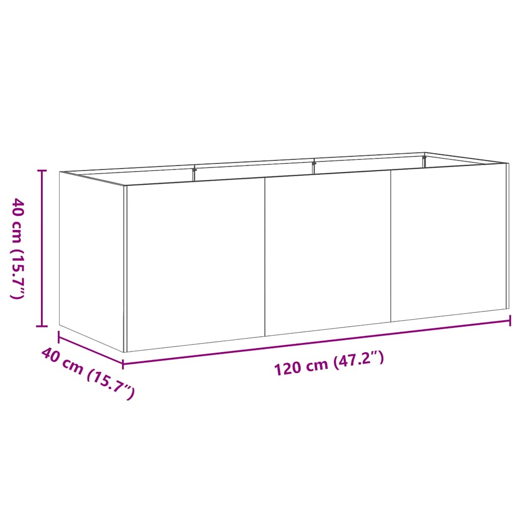 8721158675637_g_en_hd_7 vidaXL Planter 120x40x40 cm Galvanised Steel - Image 9