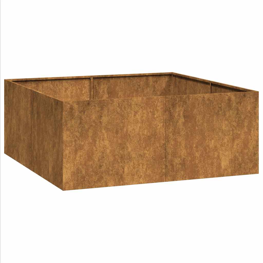 8721158677044_a_en_hd_1 vidaXL Planter Rusty 100x100x40 cm Weathering Steel - Image 2