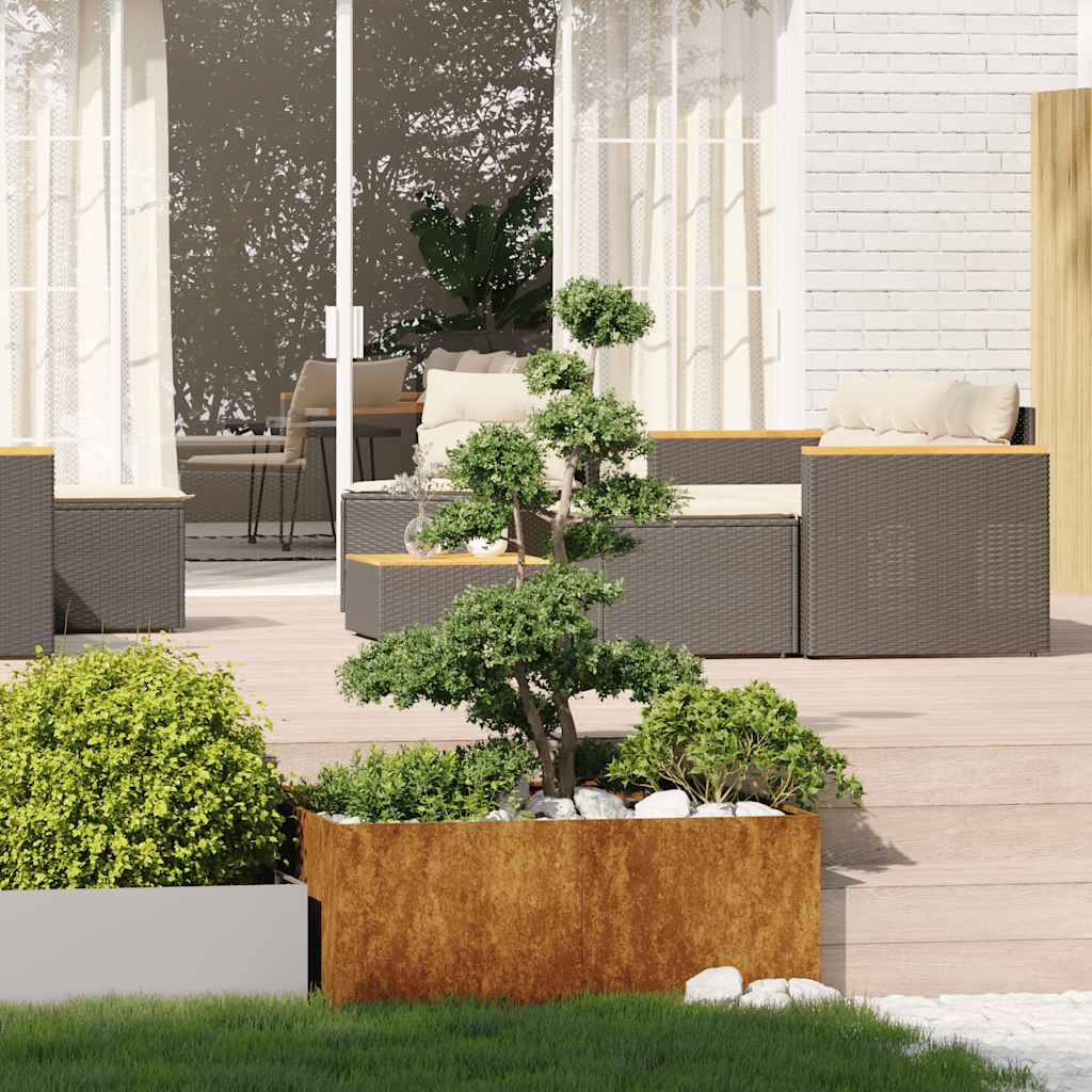 8721158677044_g_en_hd_1 vidaXL Planter Rusty 100x100x40 cm Weathering Steel - Image 3