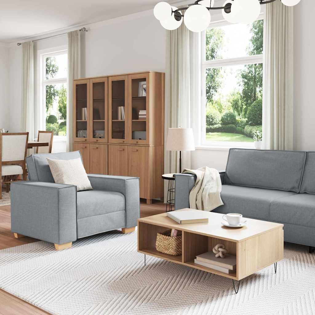 8721158677884_mo-im_en_hd_2 vidaXL Sofa Set with Cushion 3 pcs Grey 220 x 78 x 84 cm Fabric - Image 3